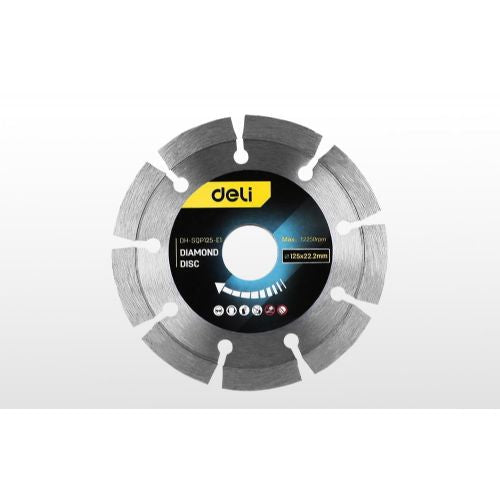 Diamond segment cutting disc 125x22.2mm