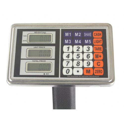 Digital electronic scale up to 150kg - illuminated