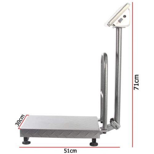 Digital electronic scale up to 150kg - illuminated
