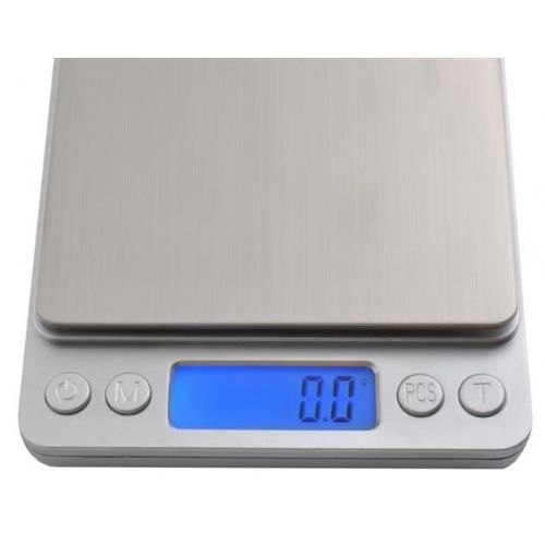 Digital portable LCD pocket scale Blow illuminated 0.1-3000g