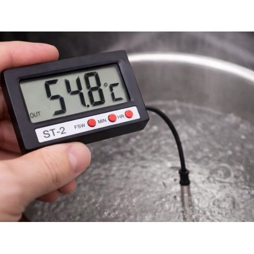 Digital LCD thermometer with probe for aquariums, refrigerators and terrariums 100cm