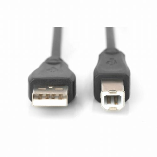 Digitus USB A-B cable 1m black double shielded