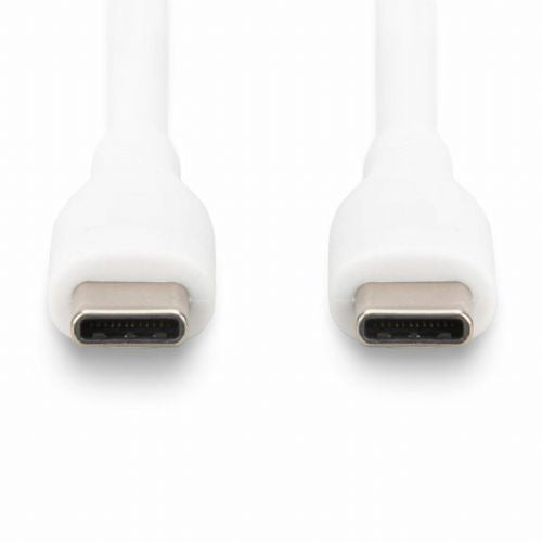 Digitus cable USB C-C 0.5m 60W white silicone AK-300341-005-W