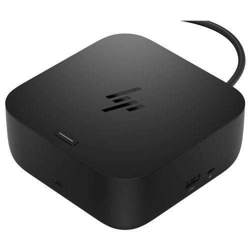 HP G6 USB-C laptop docking station, 100W, 2x DisplayPort, HDMI, network connector, black