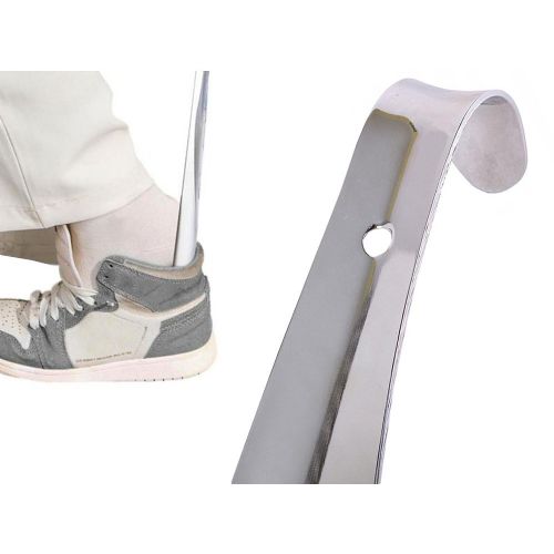 Long stainless steel shoehorn 52cm 18701850
