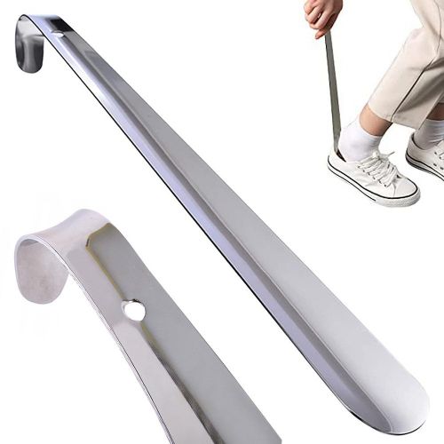 Long stainless steel shoehorn 52cm 18701850