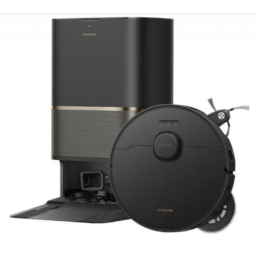 Dreame L50s Pro Ultra 30,000 Pa Robot Vacuum Cleaner, Wet Cleaning, Self-Emptying Station, LIDAR Navigation, Dual Brush, Black