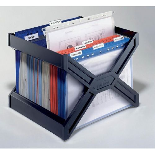 Durable Hanging File Rack (2611) black