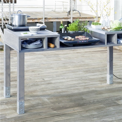 Dvojna kuhalna plošča Rommelsbacher CT 3403/TC, nerjaveče jeklo, črna