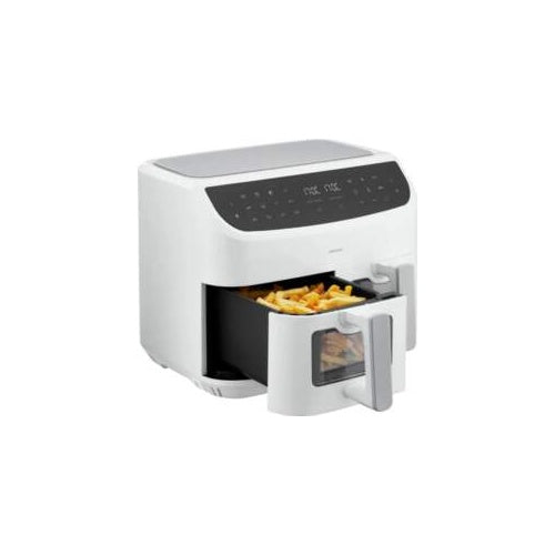 Medion Life P20 MD11760 XXL double fryer (white, 2600 W, 2 baskets of 4.35 liters each)