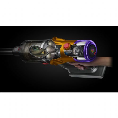 Dyson V12 Detect Slim Absolute Staubsauger nikelj rumena