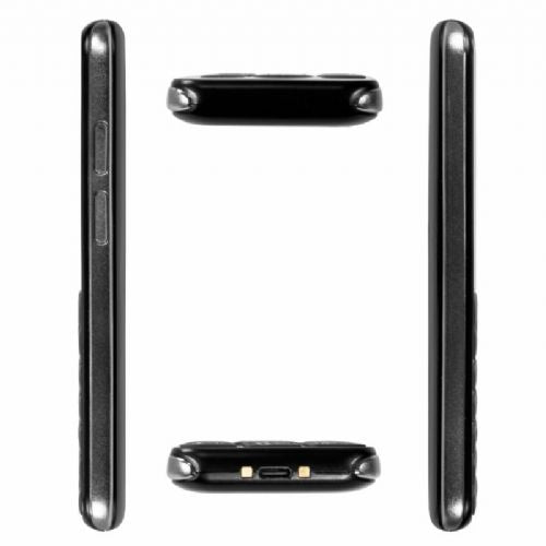 Mobile phone for the elderly Evolveo Easyphone LT, with charging stand, black