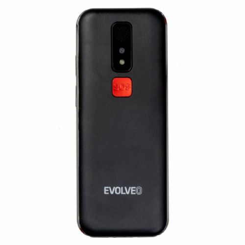 Mobile phone for the elderly Evolveo Easyphone LT, with charging stand, black