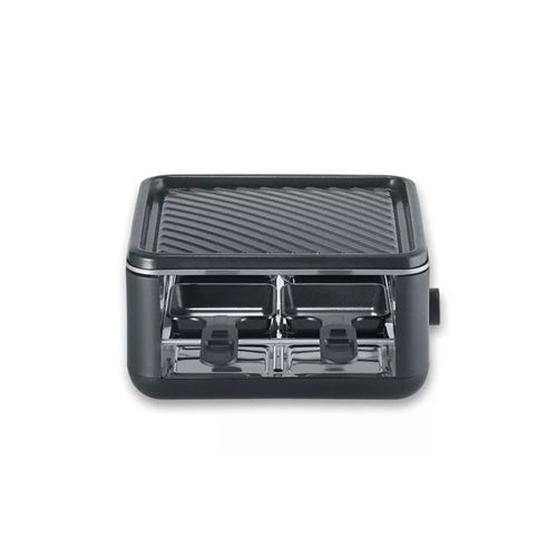 Električna žar plošča Severin Black Line Lite Mini RAclette Grill RG 2360, 800 W, črna