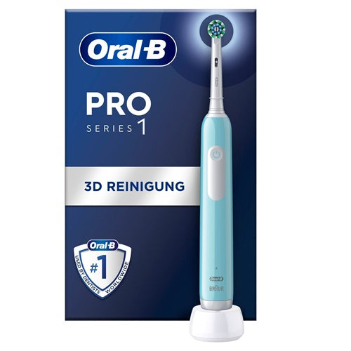 Električna zobna ščetka Braun Oral-B Pro 1 Cross Action, modra