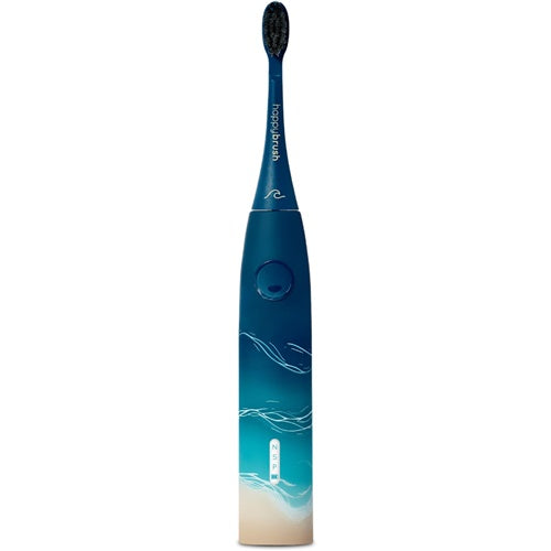 Električna zobna ščetka Happybrush StarterKit Sonic Eco Vibe 3 Ocean, modra/bež