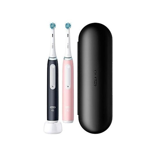 Električna zobna ščetka Oral-B iO Serija 3N Duo,3 programi čiščenja, časovnik, 2 ščetki, črna/roza