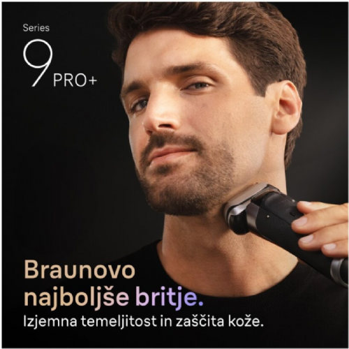 Električni brivnik Braun Series 9 PRO+ 9615s, 5+1 sistem, ProLift rezilo, SensoAdapt, 60 min delovanja, grafit