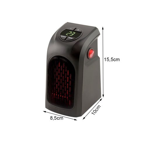 Electric wall heater with thermostat 400W up to 20m2