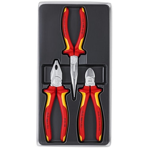 Knipex 002012 VDE pliers set, 3-piece (1264894)