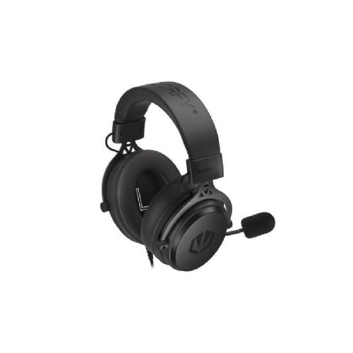 Endorfy Viro Plus USB headphones, 7.1 surround, 53 mm drivers, removable microphone, memory foam ear pads, black