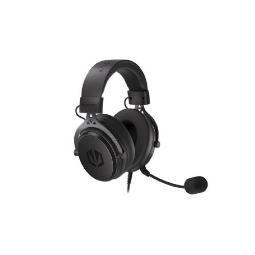 Endorfy Viro Plus USB headphones, 7.1 surround, 53 mm drivers, removable microphone, memory foam ear pads, black
