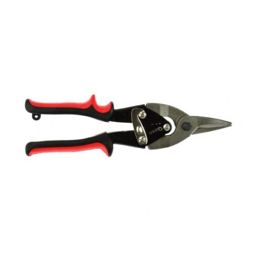 Simple scissors for cutting sheet metal straight