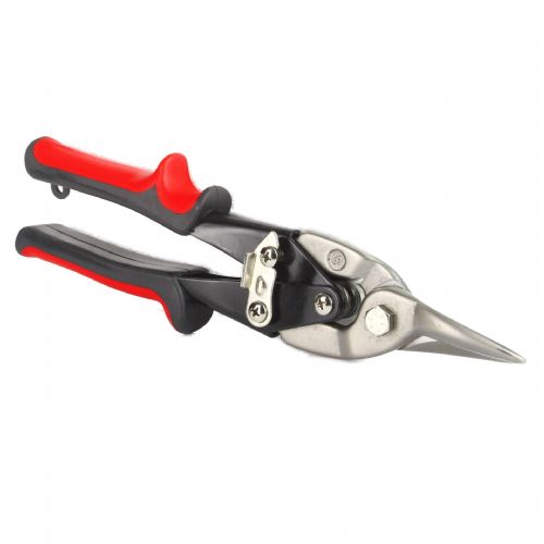 Simple scissors for cutting sheet metal straight