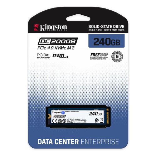 Vgradni SSD disk Ent. M.2 240GB Kingston DC2000B NVMe PCIe 4.0 x 4
