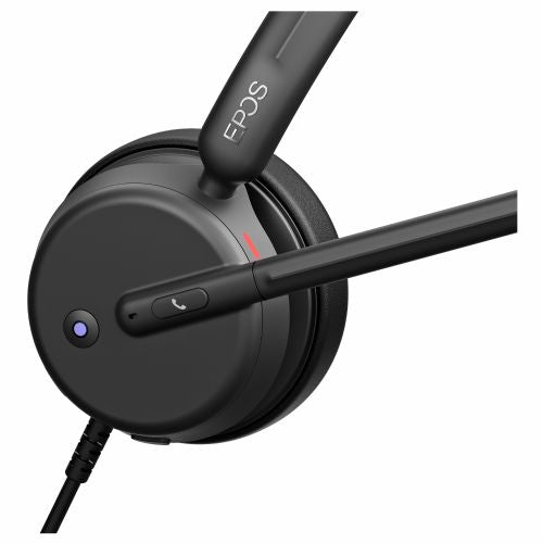 Slušalke EPOS IMPACT 460T, binauralne, USB-C, za Microsoft Teams, odpravljanje šumov, črne