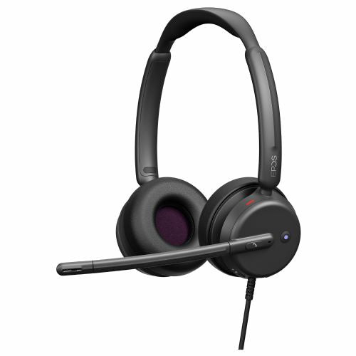 Slušalke EPOS IMPACT 460T, binauralne, USB-C, za Microsoft Teams, odpravljanje šumov, črne