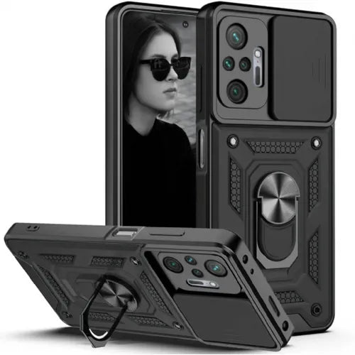 Slide Ring case for Xiaomi Redmi Note 11 PRO black