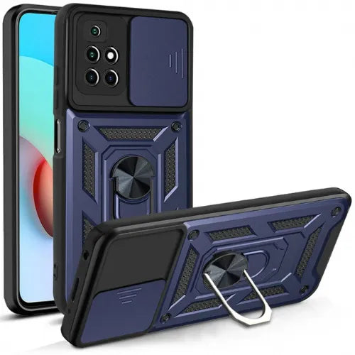 Slide Ring case for Xiaomi Redmi Note 11 PRO blue