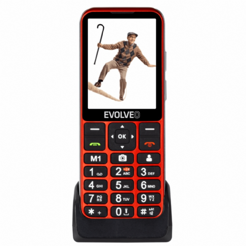 EVOLVEO Easyphone LT EP-880 push-button phone for the elderly 4G red