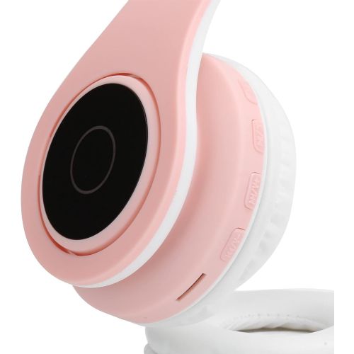 Extralink Pro Kids Headphones Pink | Wireless Headphones | Cat Ears