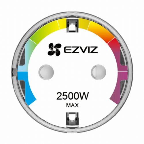 Ezviz T30-10E WiFi Smart Socket, Power Meter, Voice Control, 10A/2500W, Surge Protection