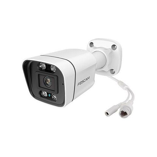 Varnostna kamera Foscam V5EP 5MP, PoE, IP66, nočni vid do 20 m, dvosmerni zvok, zunanja – bela