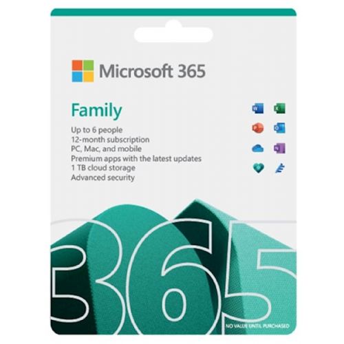FPP Microsoft 365 Family, annual subscription, Slovenian language EP2-32391