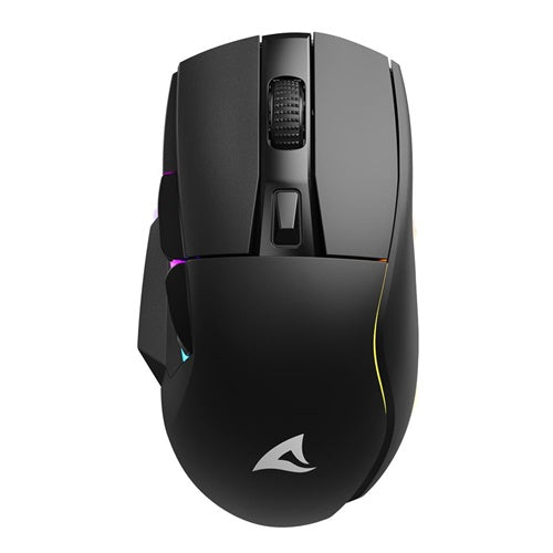 Gaming miška Sharkoon Skiller SGM50W, vlj. polnilna postaja, črna