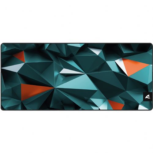 Gaming podloga za miško Sharkoon Skiller SGP30 XXL D1, zelena/oranžna