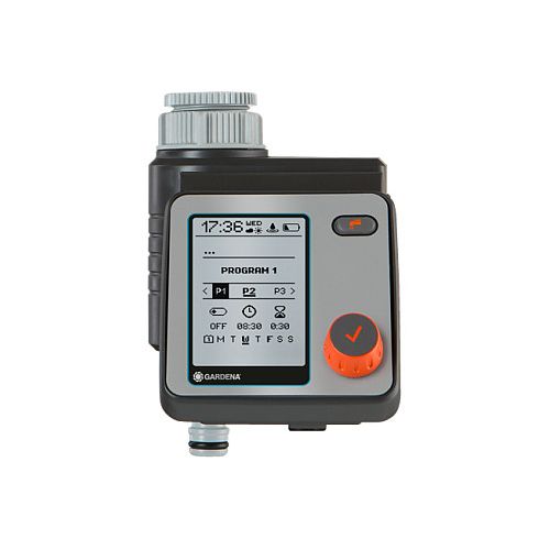 Gardena Master automatic water programmer, up to 6 schedules, LCD display, max 12 bar, for sprinkler systems