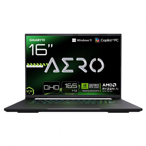 Prenosnik Gigabyte Aero X16 1VH93DEC64AH z AMD Ryzen™ Al 7 350/32 GB/SSD 1TB NVMe/NVIDIA GeForce RTX 5060/DE/ 40,6 cm (16")