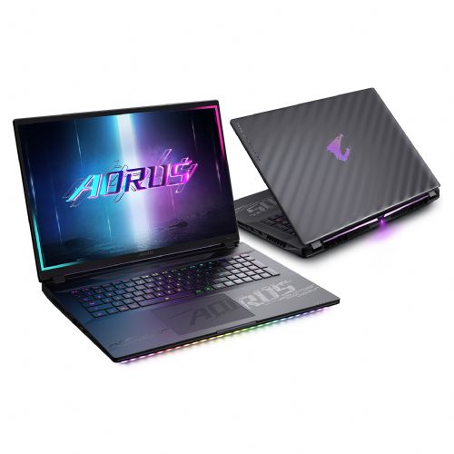 Prenosni računalnik Gigabyte AORUS MASTER 18 CU9 275HX, 18" WQXGA 240Hz Mini-LED, GeForce RTX 5090 24GB, 64GB RAM, 4TB SSD,DE, Win11 Pro, črna