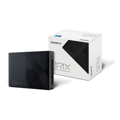 Mini računalnik Gigabyte BRIX GB-BNIP-N200, Intel N200, 4 jedra, Wi-Fi 6, VESA nosilec, brez RAM/SSD, brez OS