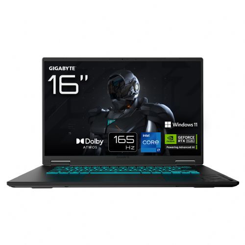 Prenosnik Gigabyte GAMING A16 CMHI2DE894SH Intel Core i7-13620H/16GB/SSD 1 TB NVMe/40,6cm (16")/NVIDIA GeForce RTX 4050/DE/W11Home, črn