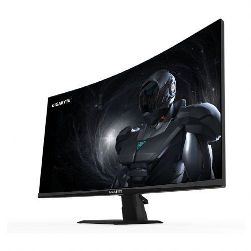 Monitor Gigabyte GS27FC2 (68,6 cm (27"), črna, FullHD, VA, ukrivljen, HDR-Ready, 240Hz panel)