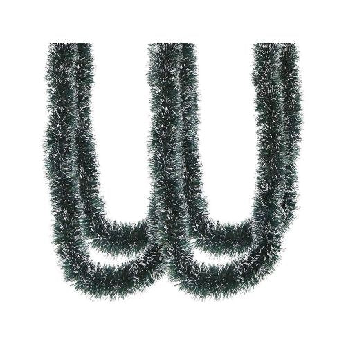 Christmas tree garland green with snow 5m