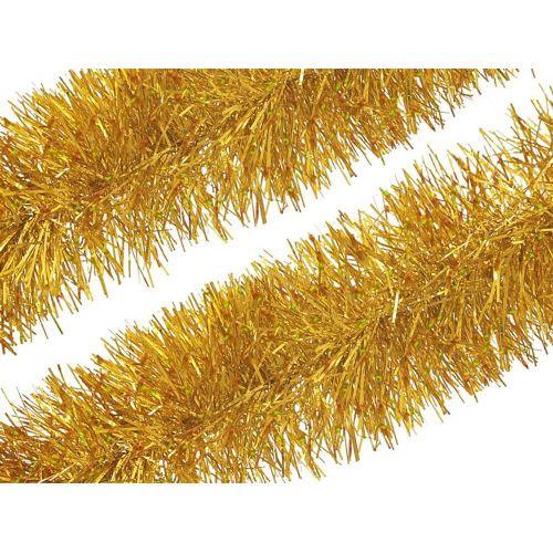 Christmas tree garland gold 6m