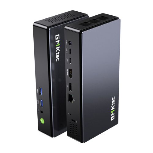 Mini računalnik GMKtec K13 s procesorjem Core Ultra 7 256V, 16 GB RAM-a, 512 GB pomnilnika in sistemom Windows 11 Pro