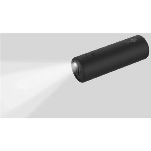 GOOBAY Bike-Power 5000 mAh LED Flashlight Bike Mount Portable Battery